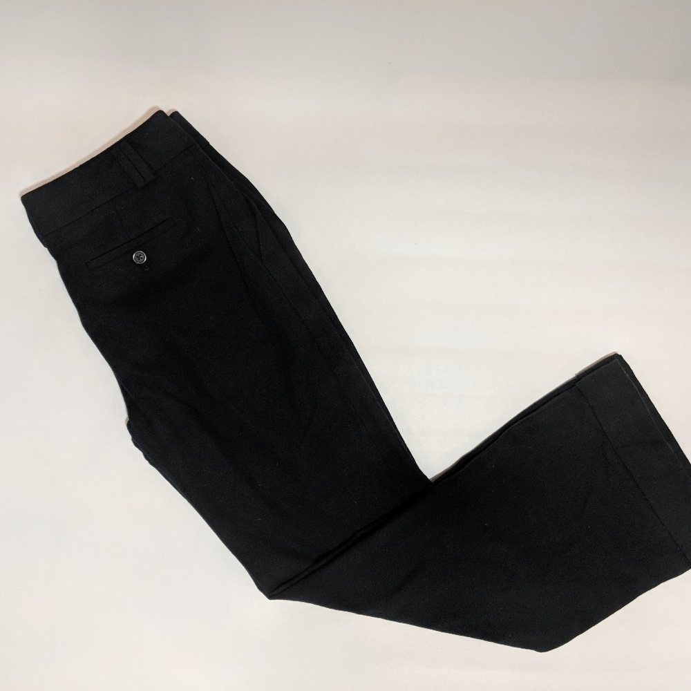 Banana Republic Womens Black Martin Fit Slacks 6P